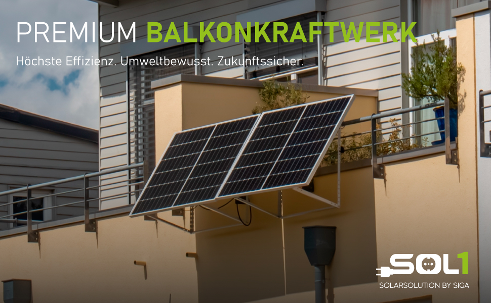 premium Balkonkraftwerk