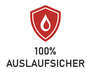 100% Auslaufsicher