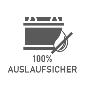 100% Auslaufsicher