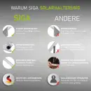 Zweites Bild von SIGA Solarpanel Halterung Flachdach für 1 Solarmodul 118 cm