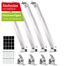 Haupt Bild von SIGA Solarpanel Halterung Flachdach für 2 Solarmodule Komplettset