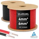 Haupt Bild von Solarkabel 4mm2, 6mm2 Querschnitt, 1m-200m ROT oder SCHWARZ Meterware
