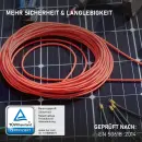 Zweites Bild von Solarkabel 4mm2, 6mm2 Querschnitt, 1m-200m ROT oder SCHWARZ Meterware