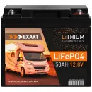 Haupt Bild von EXAKT LiFePO4 50Ah 12V Lithium Batterie
