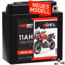 Langzeit Gel Motorradbatterie 6N11A-1B/3A 6V 11Ah
