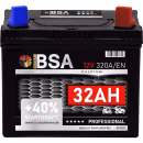 BSA Professional Rasentraktor Starterbatterie 32Ah 12V Frontbild