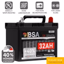 BSA Professional Rasentraktor Starterbatterie 32Ah 12V Nutzen