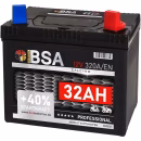 BSA Professional Rasentraktor Starterbatterie 32Ah 12V Seitenansicht