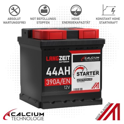 Langzeit Starter Autobatterie 44Ah 12V, 51,90 €