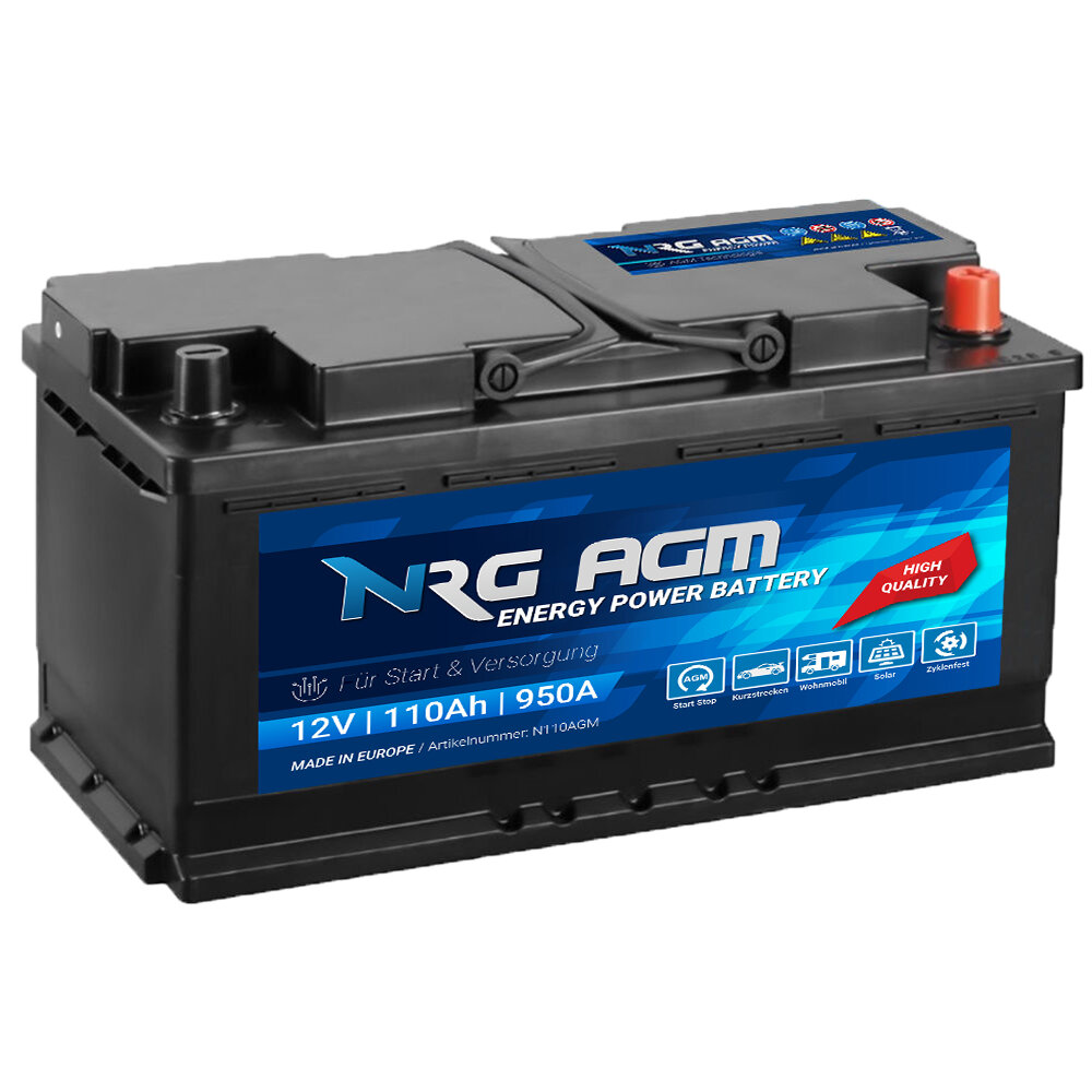Novo AGM Autobatterie 12V 110Ah