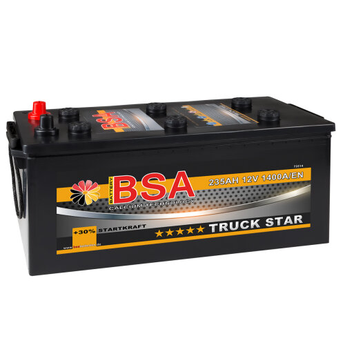 BSA Truck Star LKW Batterie 235Ah 12V
