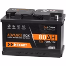 EXAKT Autobatterie 80Ah  12V
