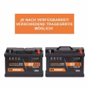 EXAKT Autobatterie 80Ah  12V