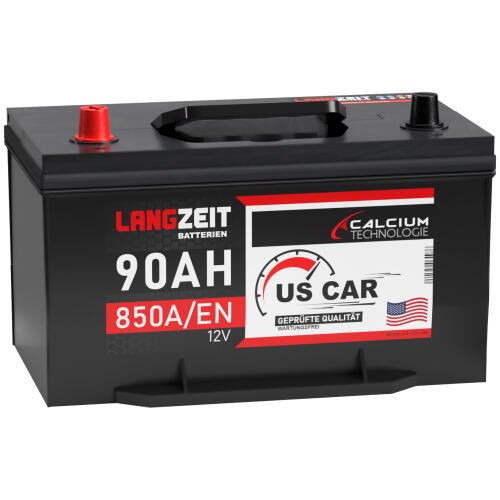 Langzeit US Autobatterie 90Ah 12V