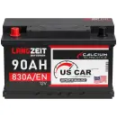 Zweites Bild von Langzeit US Autobatterie 90Ah 12V