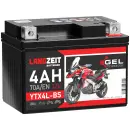 Haupt Bild von Langzeit Gel Motorradbatterie YTX4L-BS 4Ah 12V