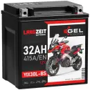 Haupt Bild von Langzeit Gel Motorradbatterie YIX30L-BS 32Ah 12V