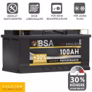 BSA Performance Autobatterie 100Ah  12V Vorteile