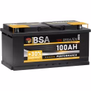 BSA Performance Autobatterie 100Ah  12V Seitenansicht
