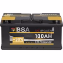 BSA Performance Autobatterie 100Ah  12V Vorderbild