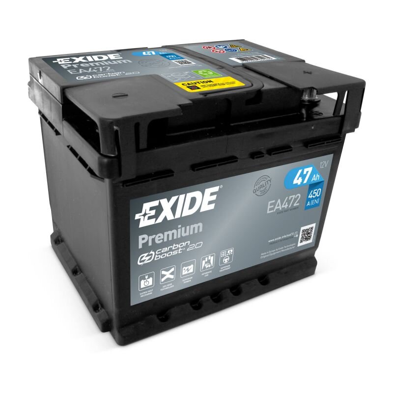 Exide Premium Carbon Boost EA472 Autobatterie 47Ah 12V, 53,80 €