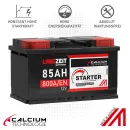 Zweites Bild von Langzeit Starter Autobatterie 85Ah 12V