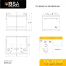 Zweites Bild von BSA US Professional Autobatterie 62Ah 12V