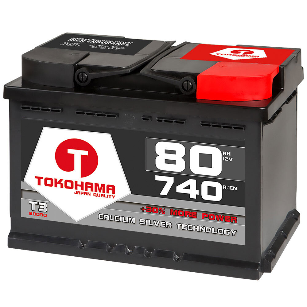 Tokohama Autobatterie 80Ah 12V, 63,50 €