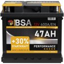 BSA Performance Autobatterie 47Ah / 12V