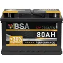 Haupt Bild von BSA Performance Autobatterie 80Ah 12V
