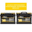 BSA Performance Autobatterie  80Ah / 12V