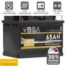 BSA Performance Autobatterie 65Ah 12V