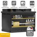 Zweites Bild von BSA Performance Autobatterie 65Ah 12V