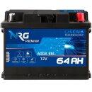 NRG Premium Autobatterie 64Ah 12V