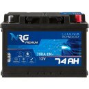 NRG Premium Autobatterie 74Ah 12V