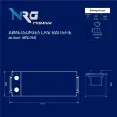 Zweites Bild von NRG Premium LKW Batterie 140Ah 12V
