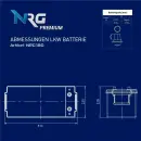 Zweites Bild von NRG Premium LKW Batterie 180Ah 12V