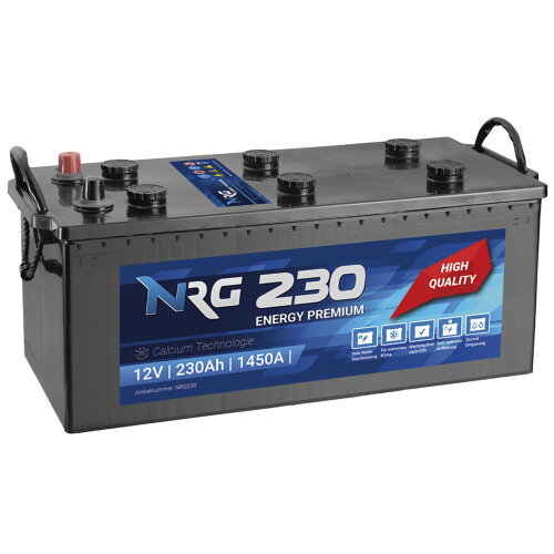 NRG Premium LKW Batterie 230Ah 12V