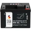 Zweites Bild von SIGA Bike Gel Motorrad Batterie YB4L-B 5AH 12V