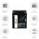 Zweites Bild von SIGA Bike Gel Motorrad Batterie YB12AL-A2 - 12Ah 12V