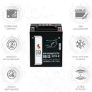 Zweites Bild von SIGA Bike Gel Motorrad Batterie YB14L-A2 14Ah 12V