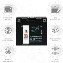 Zweites Bild von SIGA Bike Gel Motorrad Batterie YT12B-BS 11Ah 12V