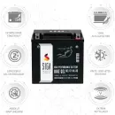 Zweites Bild von SIGA Bike Gel Motorrad Batterie YTX14L-BS 14Ah 12V