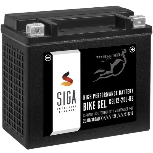 SIGA Bike Gel Motorrad Batterie YTX20L-BS 20Ah 12V Hauptbild