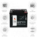 Zweites Bild von SIGA Bike Gel Motorrad Batterie YTX5L-BS 5Ah 12V