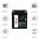 Zweites Bild von SIGA Bike Gel Motorrad Batterie YTX7L-BS 7AH 12V