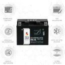 Zweites Bild von SIGA Bike Gel Motorrad Batterie YTZ14-S 12AH 12V