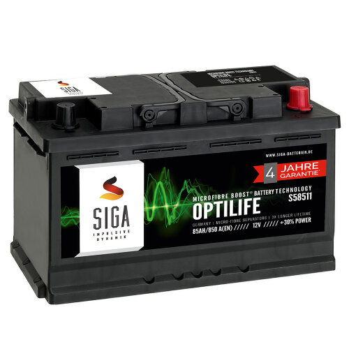 SIGA OPTILIFE Autobatterie 85Ah 12V
