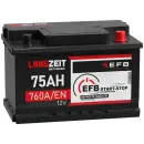 Haupt Bild von LANGZEIT Autobatterie EFB Batterie Start-Stop Starterbatterie 75Ah 12V