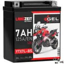 Haupt Bild von Langzeit Gel Motorradbatterie YTX7L-BS 7Ah 12V
